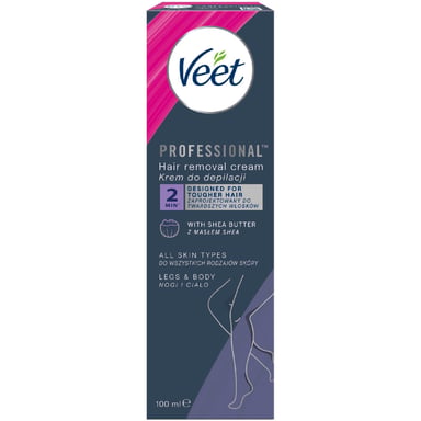 Крем для депіляції Veet Professional для всіх типів шкіри з Олією ши 100 мл (5900627099034) - фото 1