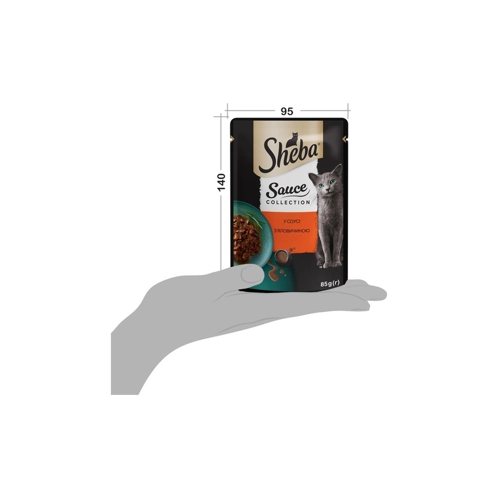 Вологий корм для собак Sheba з яловичиною в соусі 85 г (4770608264406) - фото 7 Вологий корм для собак Sheba з яловичиною в соусі 85 г (4770608264406) - фото 7