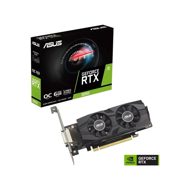 Відеокарта ASUS GeForce RTX3050 6Gb OC LP BRK (RTX3050-O6G-LP-BRK) - фото 7