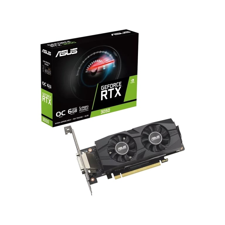Відеокарта ASUS GeForce RTX3050 6Gb OC LP BRK (RTX3050-O6G-LP-BRK) - фото 8