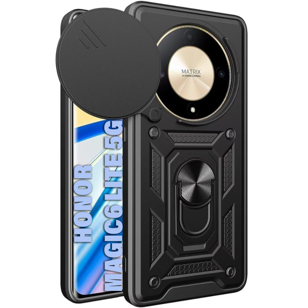 Чохол до мобільного телефона BeCover Military Honor Magic6 Lite 5G Black (710997) Чохол до мобільного телефона BeCover Military Honor Magic6 Lite 5G Black (710997)