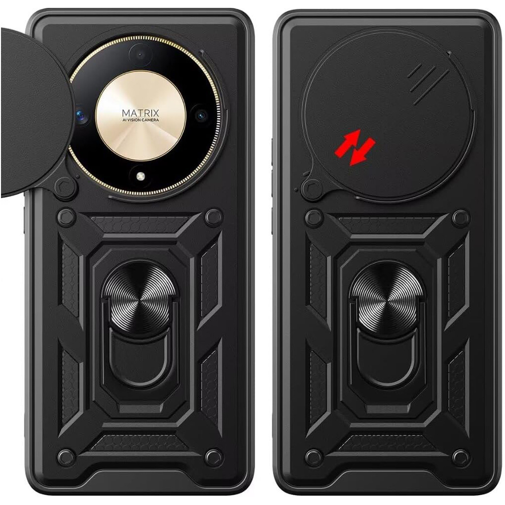 Чохол до мобільного телефона BeCover Military Honor Magic6 Lite 5G Black (710997) - фото 2 Чохол до мобільного телефона BeCover Military Honor Magic6 Lite 5G Black (710997) - фото 2