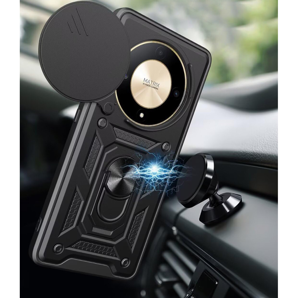 Чохол до мобільного телефона BeCover Military Honor Magic6 Lite 5G Black (710997) - фото 4 Чохол до мобільного телефона BeCover Military Honor Magic6 Lite 5G Black (710997) - фото 4