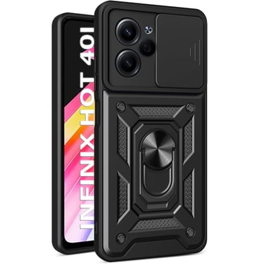 Чохол до мобільного телефона BeCover Military Infinix Hot 40i (X6528B) Black (710673) - фото 1