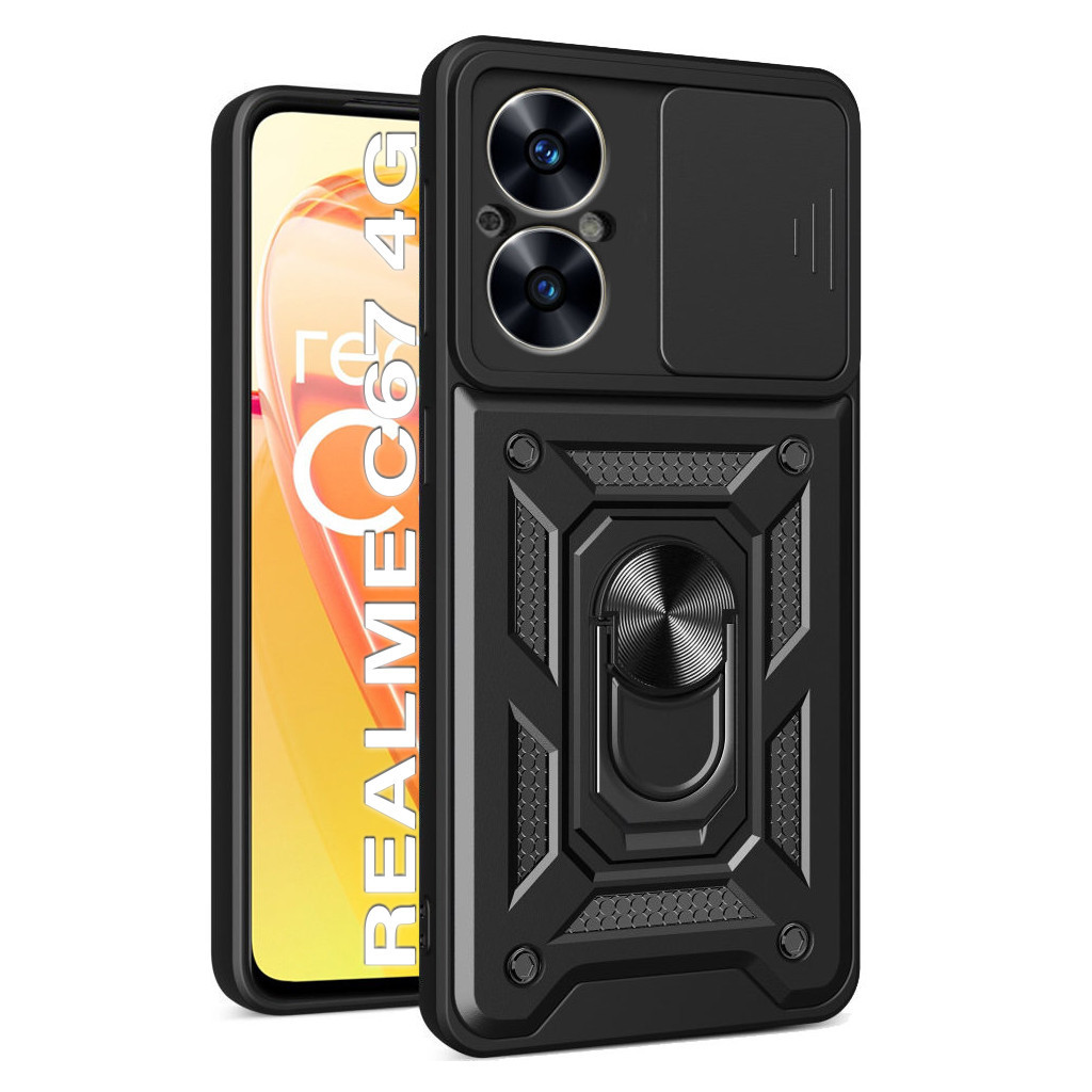 Чохол до мобільного телефона BeCover Military Realme C67 4G Black (710707) - фото 1