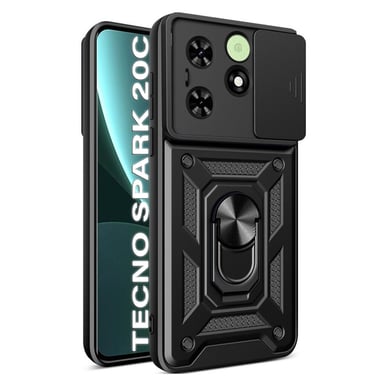 Чохол до мобільного телефона BeCover Military Tecno Spark 20C (BG7n) Black (710685) - фото 1