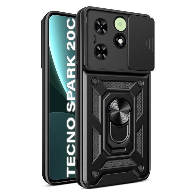 Чохол до мобільного телефона BeCover Military Tecno Spark 20C (BG7n) Black (710685) - фото 1