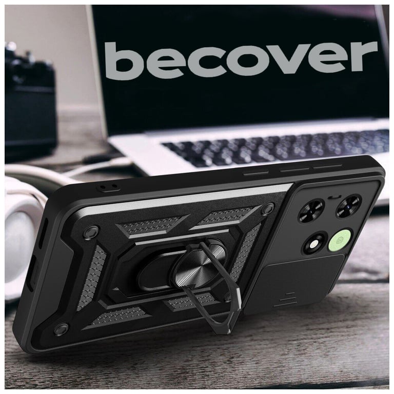 Чохол до мобільного телефона BeCover Military Tecno Spark 20C (BG7n) Black (710685) - фото 3