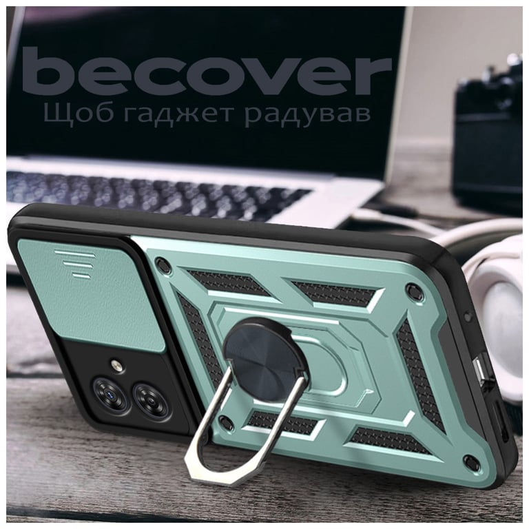 Чохол до мобільного телефона BeCover Military Motorola Moto G54 / G54 Power Dark Green (711004) - фото 4