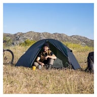 Намет Naturehike надлегкий одномісний Naturehike Cycling 1 NH18A095-D 210T темно-синій (6927595737743) - фото 3