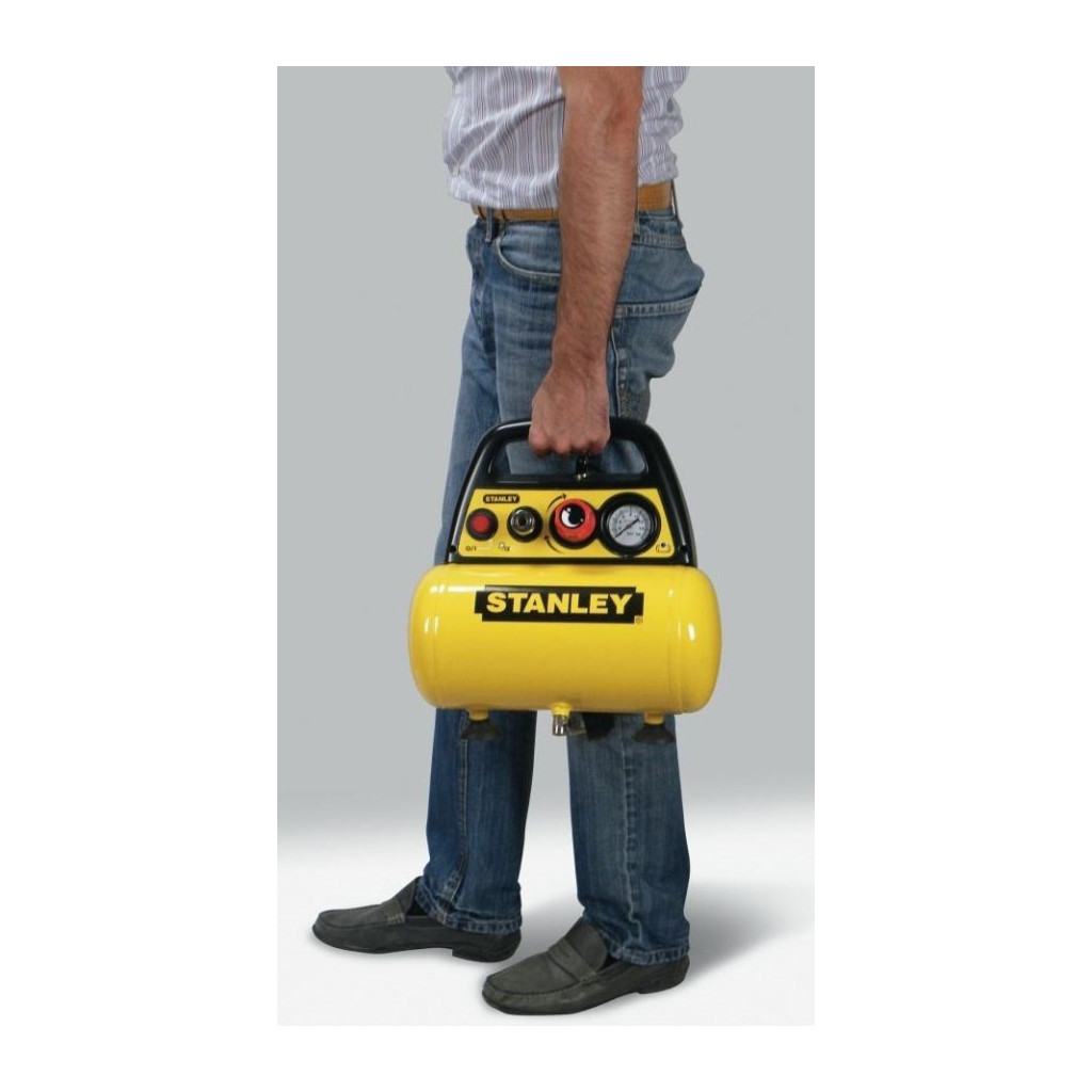 Компресор Stanley DN 200/8/6, 180 л/хв, 1.1 кВт, 10,0 кг (DN200/8/6) - фото 2 Компресор Stanley DN 200/8/6, 180 л/хв, 1.1 кВт, 10,0 кг (DN200/8/6) - фото 2
