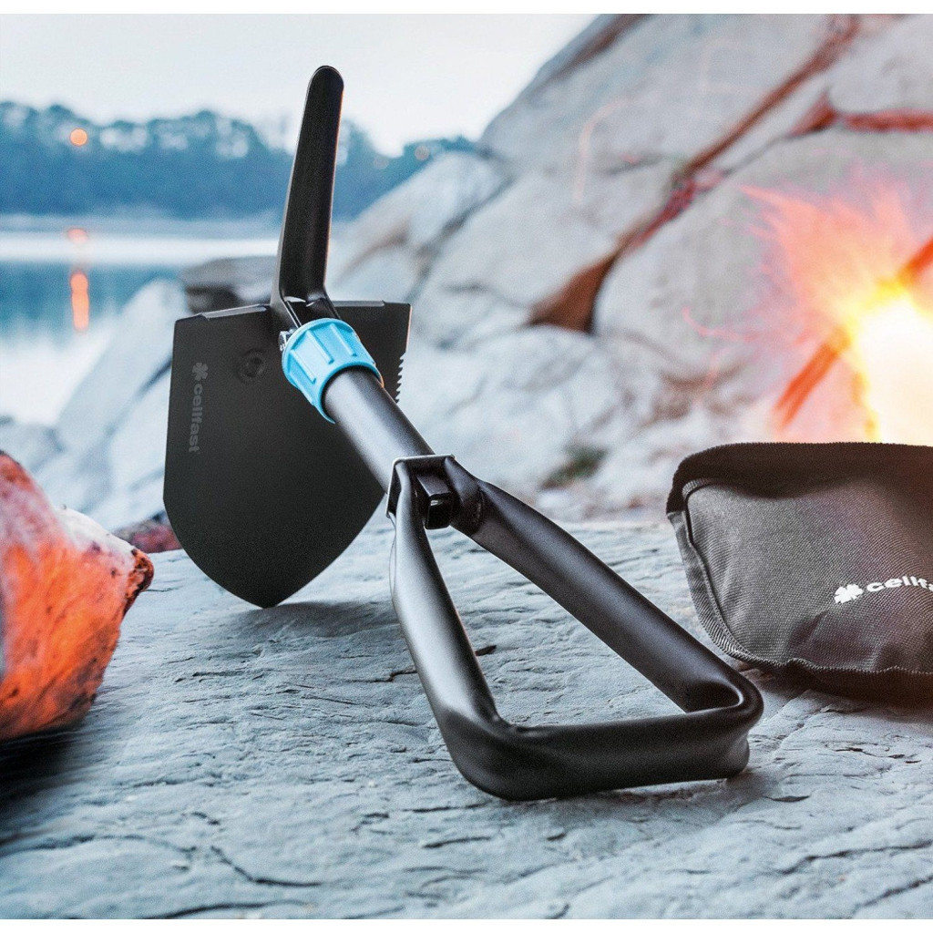 Тактична лопата Cellfast складна IPRO™ з кіркою 46.5см, 0.7кг (40-007) - фото 8 Тактична лопата Cellfast складна IPRO™ з кіркою 46.5см, 0.7кг (40-007) - фото 8