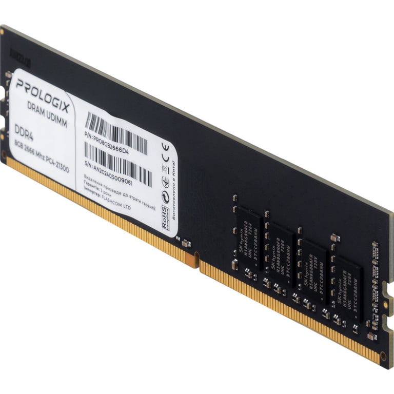 Модуль пам'яті для комп'ютера DDR4 8GB 2666 MHz Prologix (PRO8GB2666D4) - фото 3