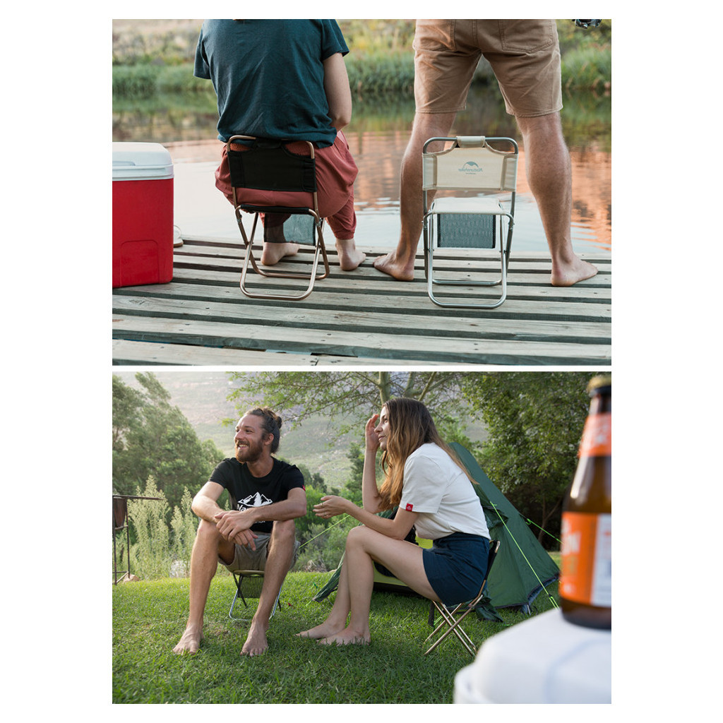 Стілець складаний Naturehike MZ01 NH18M001-Z чорний (6927595733806) - фото 5 Стілець складаний Naturehike MZ01 NH18M001-Z чорний (6927595733806) - фото 5