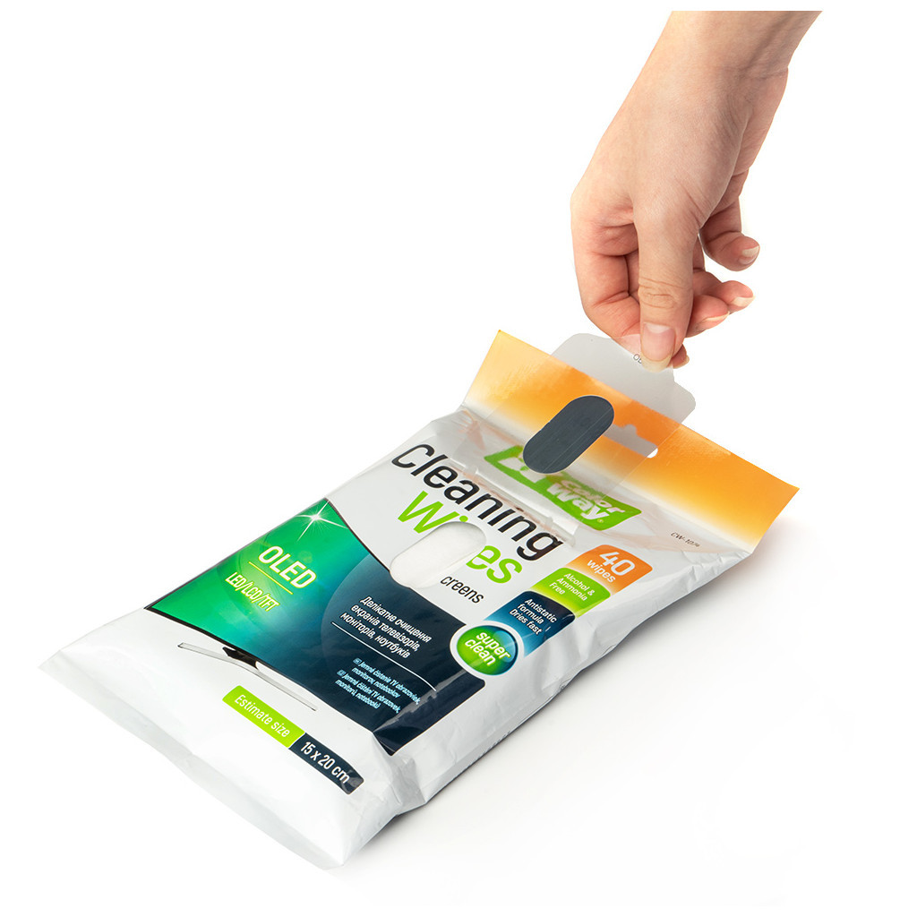 Серветки ColorWay для LCD та TFT 40шт (CW-1074) - фото 4 Серветки ColorWay для LCD та TFT 40шт (CW-1074) - фото 4