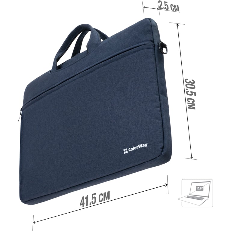 Сумка для ноутбука ColorWay 15.6" Casual Navy (CW-LBC156-NV) - фото 5