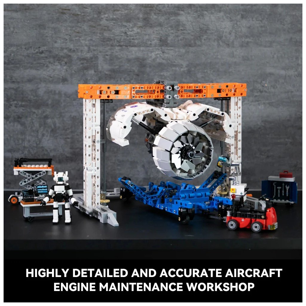 Конструктор Pantasy Майстерня авіаційних двигунів (85006) - фото 2 Конструктор Pantasy Майстерня авіаційних двигунів (85006) - фото 2