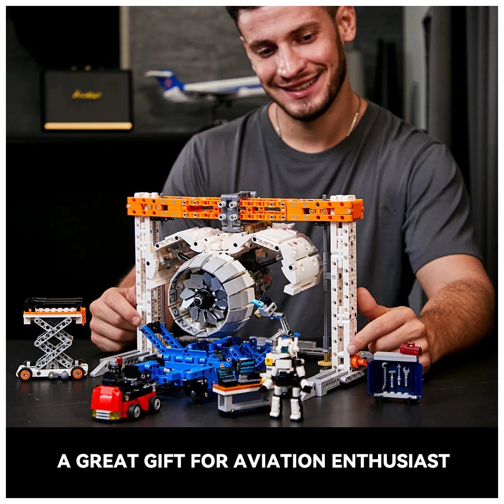 Конструктор Pantasy Майстерня авіаційних двигунів (85006) - фото 4 Конструктор Pantasy Майстерня авіаційних двигунів (85006) - фото 4