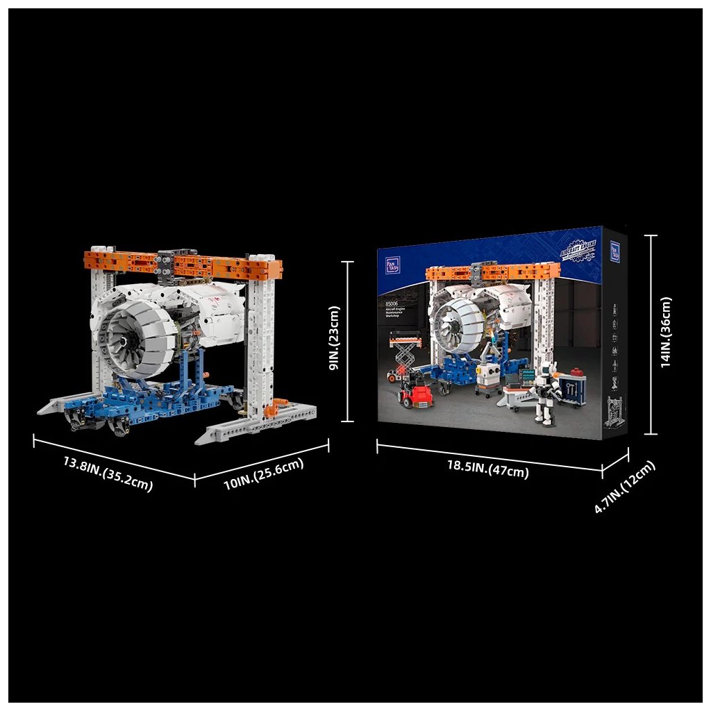 Конструктор Pantasy Майстерня авіаційних двигунів (85006) - фото 7 Конструктор Pantasy Майстерня авіаційних двигунів (85006) - фото 7