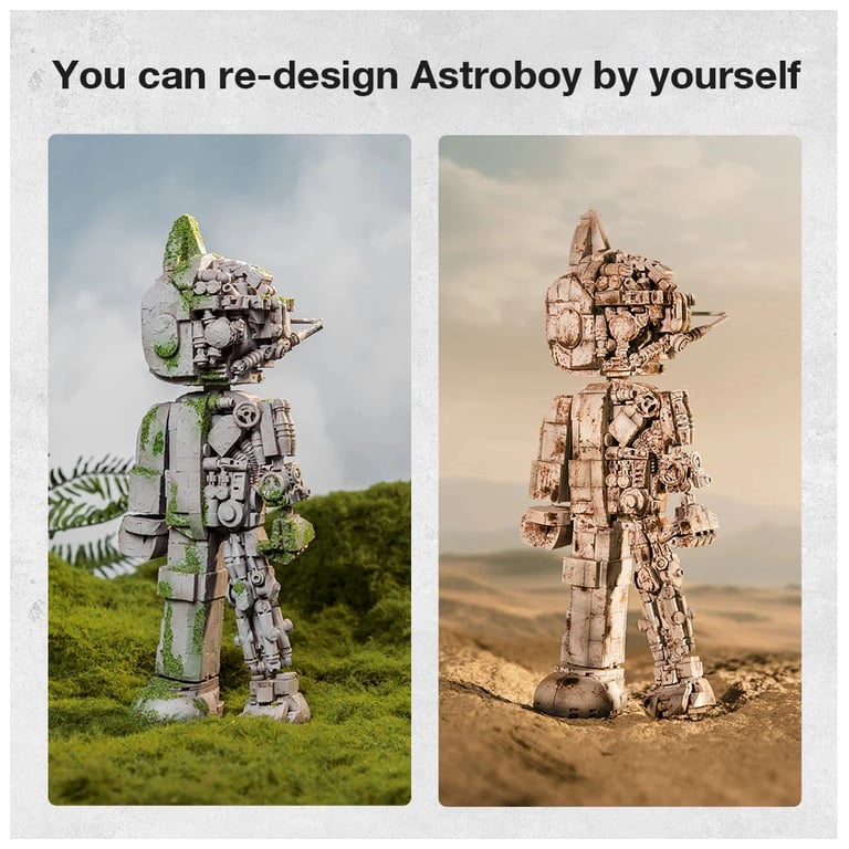 Конструктор Pantasy Astro Boy: Чисто біла версія (86206) - фото 10