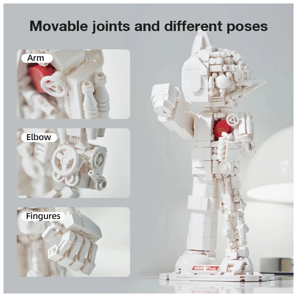 Конструктор Pantasy Astro Boy: Чисто біла версія (86206) - фото 3 Конструктор Pantasy Astro Boy: Чисто біла версія (86206) - фото 3