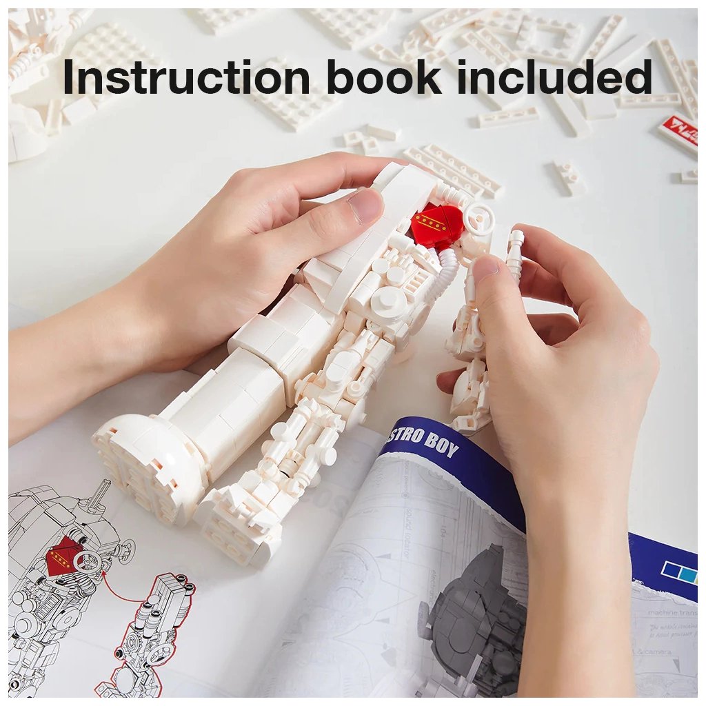 Конструктор Pantasy Astro Boy: Чисто біла версія (86206) - фото 4 Конструктор Pantasy Astro Boy: Чисто біла версія (86206) - фото 4