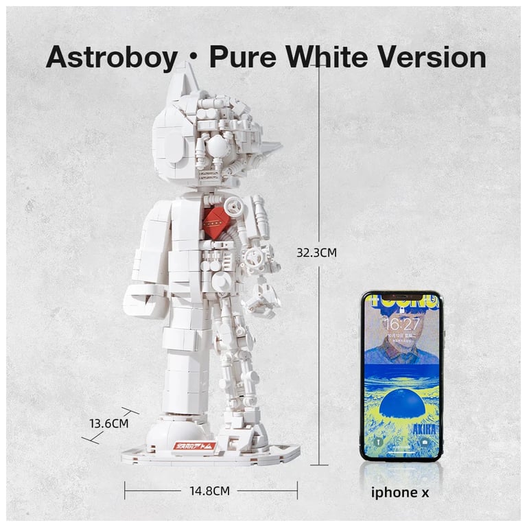 Конструктор Pantasy Astro Boy: Чисто біла версія (86206) - фото 8