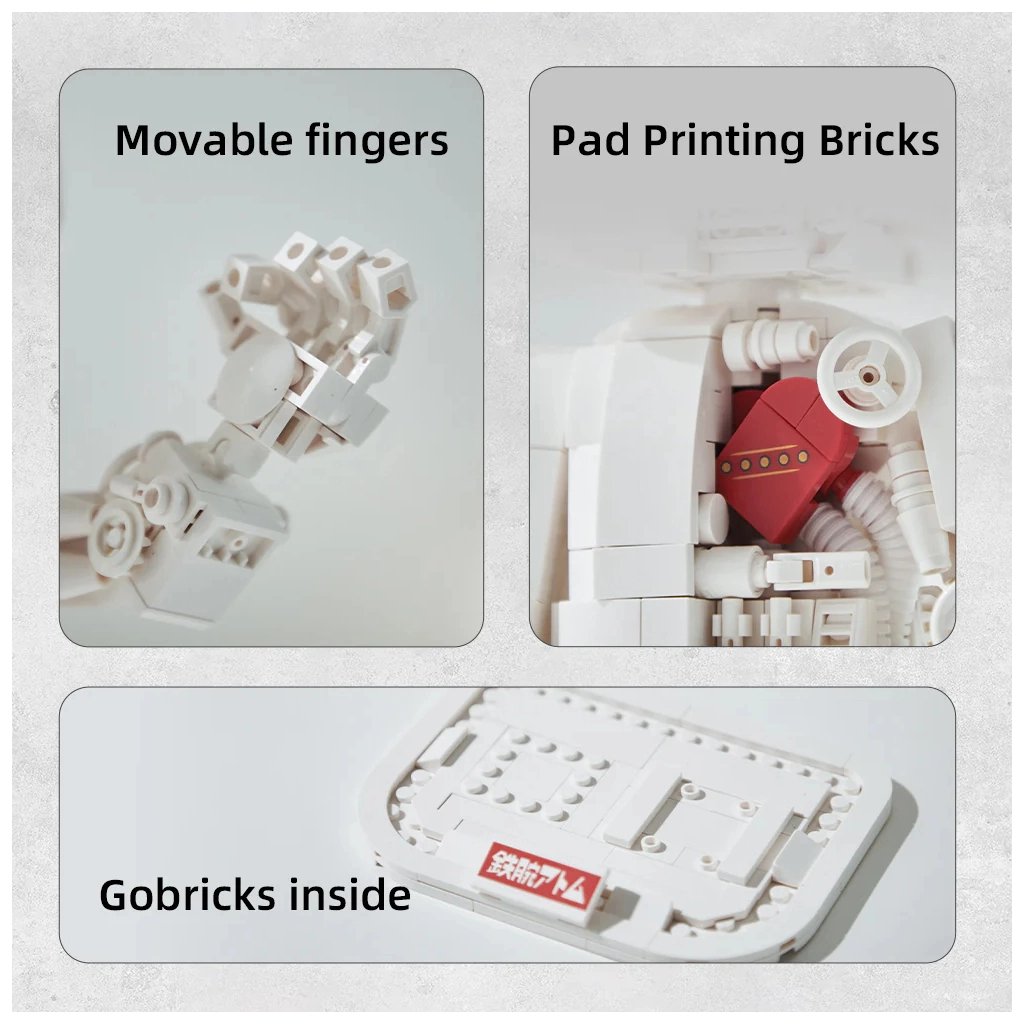 Конструктор Pantasy Astro Boy: Чисто біла версія (86206) - фото 9 Конструктор Pantasy Astro Boy: Чисто біла версія (86206) - фото 9