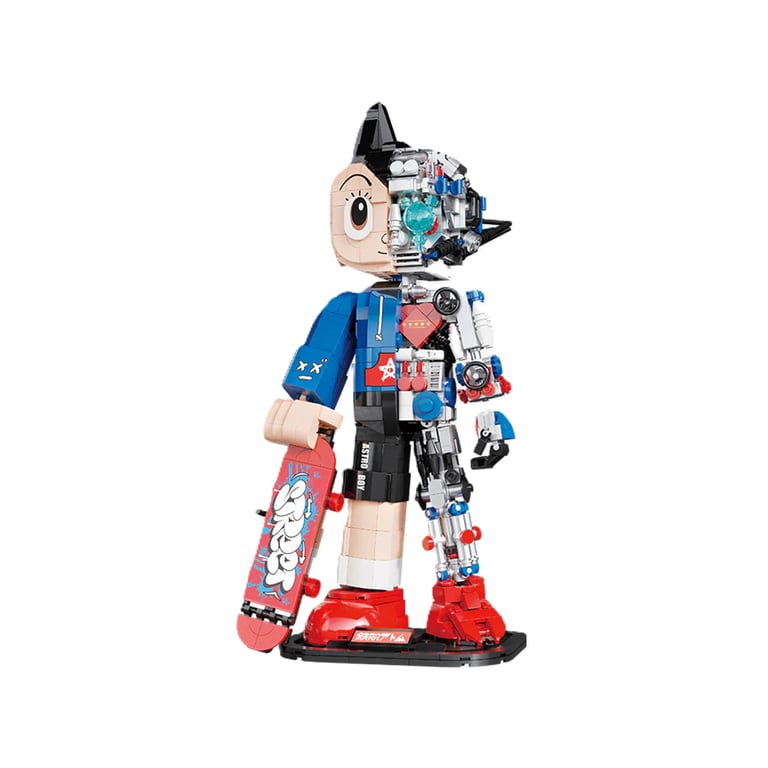 Конструктор Pantasy Astro Boy: Хлопчик зі скейтбордом (86207) - фото 1