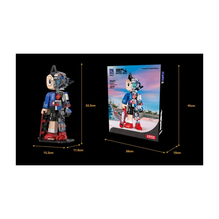 Конструктор Pantasy Astro Boy: Хлопчик зі скейтбордом (86207) - фото 6