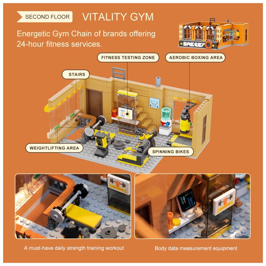 Конструктор Pantasy Original - Joyside Series Пекарня (85013) - фото 4 Конструктор Pantasy Original - Joyside Series Пекарня (85013) - фото 4