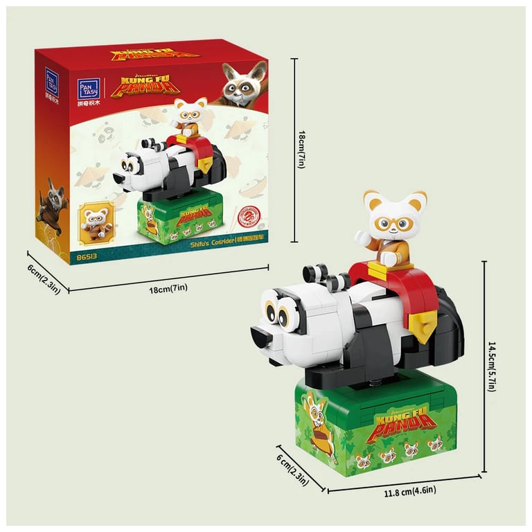 Конструктор Pantasy Kung Fu Panda Косрайдер Шифу (86513) - фото 4