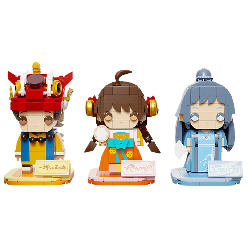 Конструктор Pantasy Joyside Series Набір Маленький монах І Чань (3 в 1) (99106) - фото 1 Конструктор Pantasy Joyside Series Набір Маленький монах І Чань (3 в 1) (99106) - фото 1