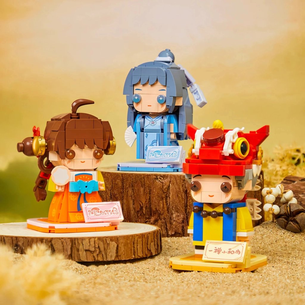 Конструктор Pantasy Joyside Series Набір Маленький монах І Чань (3 в 1) (99106) - фото 2 Конструктор Pantasy Joyside Series Набір Маленький монах І Чань (3 в 1) (99106) - фото 2