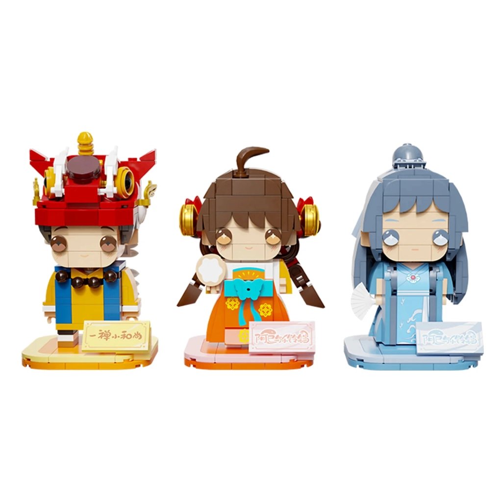 Конструктор Pantasy Joyside Series Набір Маленький монах І Чань (3 в 1) (99106) - фото 6 Конструктор Pantasy Joyside Series Набір Маленький монах І Чань (3 в 1) (99106) - фото 6