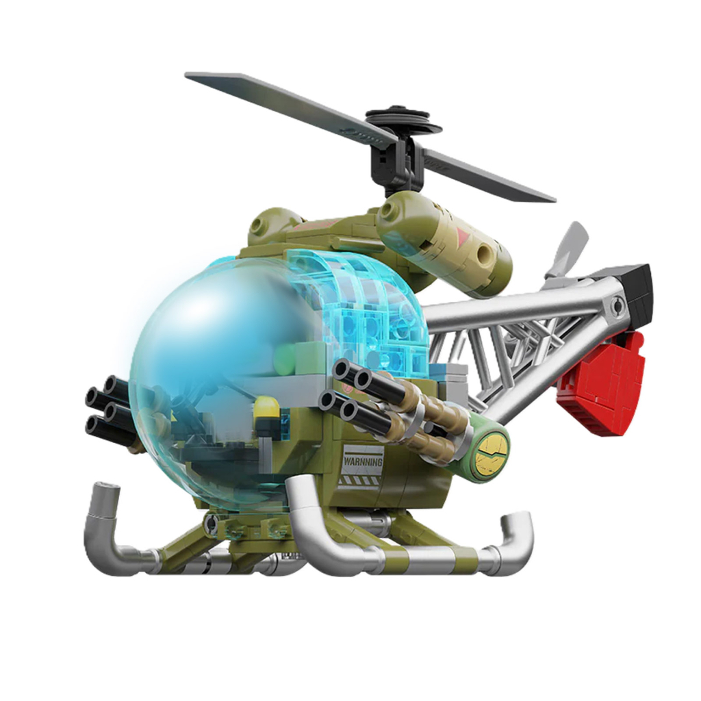 Конструктор Pantasy Metal Slug Вертоліт із серії Металевий слимак без фігурки (86233) - фото 1 Конструктор Pantasy Metal Slug Вертоліт із серії Металевий слимак без фігурки (86233) - фото 1