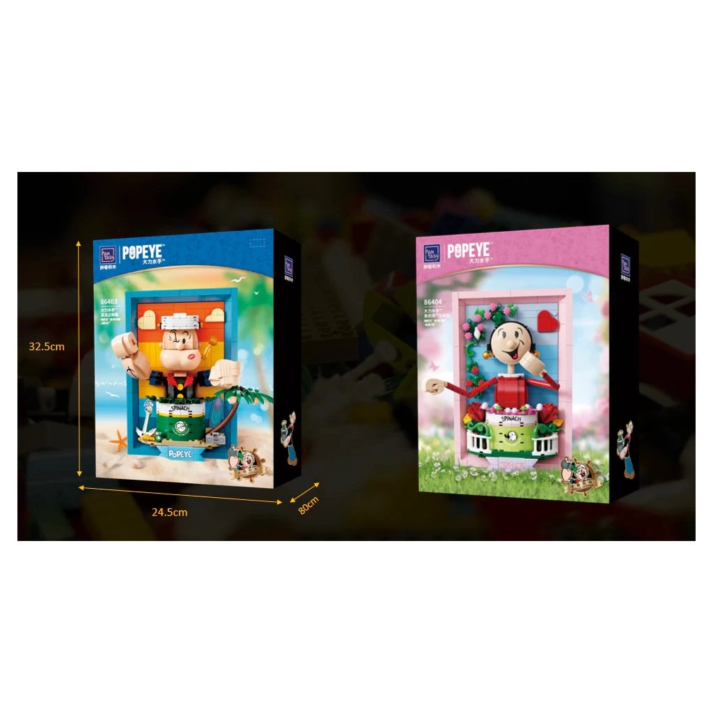 Конструктор Pantasy Popeye Olive Oyl (86404) - фото 5 Конструктор Pantasy Popeye Olive Oyl (86404) - фото 5