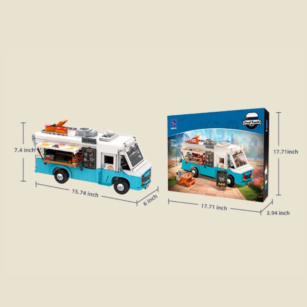 Конструктор Pantasy Original - Joyside Series Ретро-фудтрак (85011) - фото 6 Конструктор Pantasy Original - Joyside Series Ретро-фудтрак (85011) - фото 6