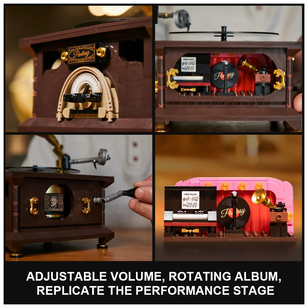 Конструктор Pantasy Original - Retro Ретро-грамофон (85009) - фото 2 Конструктор Pantasy Original - Retro Ретро-грамофон (85009) - фото 2