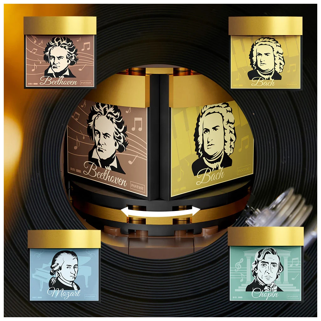 Конструктор Pantasy Original - Retro Ретро-грамофон (85009) - фото 3 Конструктор Pantasy Original - Retro Ретро-грамофон (85009) - фото 3