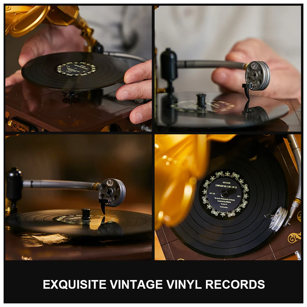 Конструктор Pantasy Original - Retro Ретро-грамофон (85009) - фото 4 Конструктор Pantasy Original - Retro Ретро-грамофон (85009) - фото 4