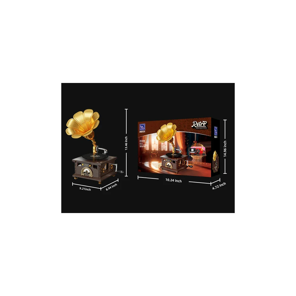 Конструктор Pantasy Original - Retro Ретро-грамофон (85009) - фото 8 Конструктор Pantasy Original - Retro Ретро-грамофон (85009) - фото 8