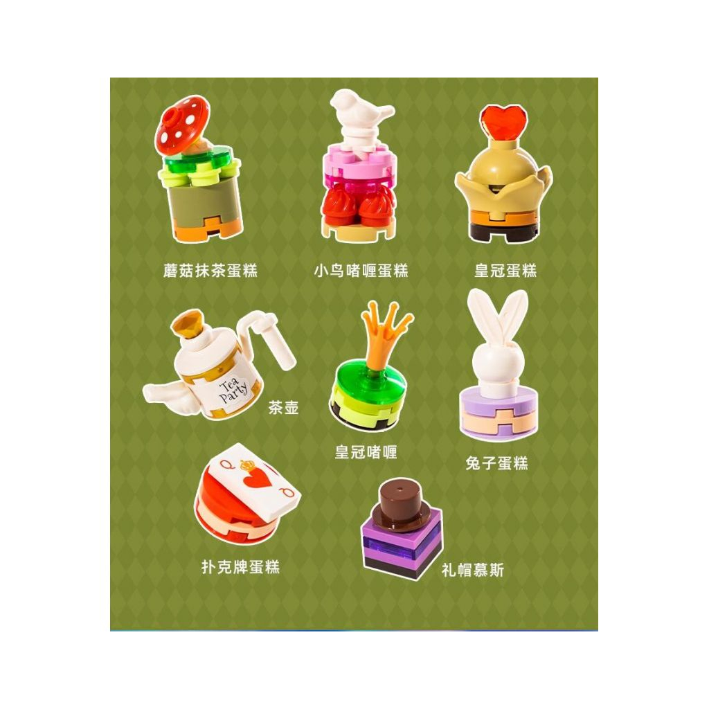 Конструктор Pantasy Original - High Tea Подорож до країни чудес (85101) - фото 5 Конструктор Pantasy Original - High Tea Подорож до країни чудес (85101) - фото 5