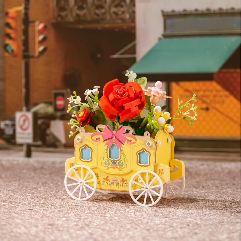 Конструктор Pantasy Original - Flower Cart Кошик із трояндами (15027) - фото 2