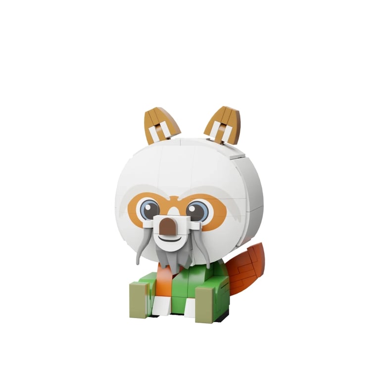 Конструктор Pantasy Kung Fu Panda Серія Сидячий малюк - Шифу (99126) - фото 2