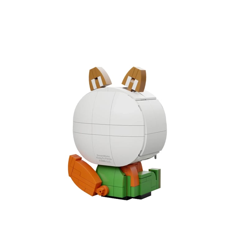Конструктор Pantasy Kung Fu Panda Серія Сидячий малюк - Шифу (99126) - фото 3