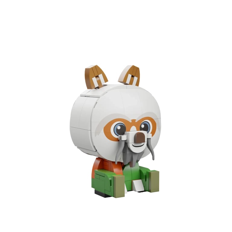 Конструктор Pantasy Kung Fu Panda Серія Сидячий малюк - Шифу (99126) - фото 4