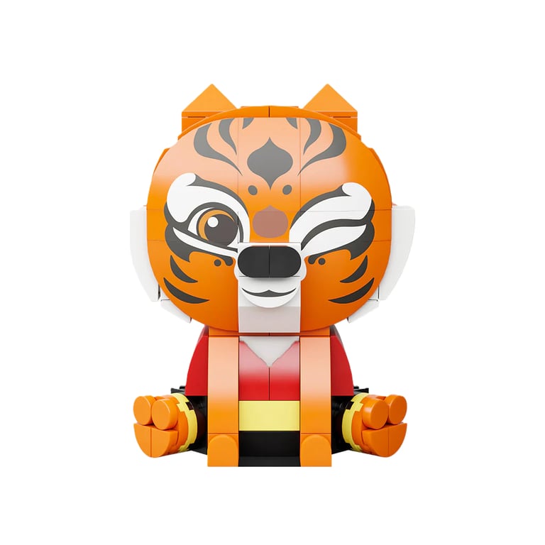 Конструктор Pantasy Kung Fu Panda Серія Сидячий малюк - Тигриця (99125) - фото 1