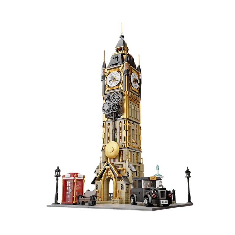 Конструктор Pantasy Original - Steampunk Парк Годинникова вежа в стилі стімпанк (85008) - фото 1