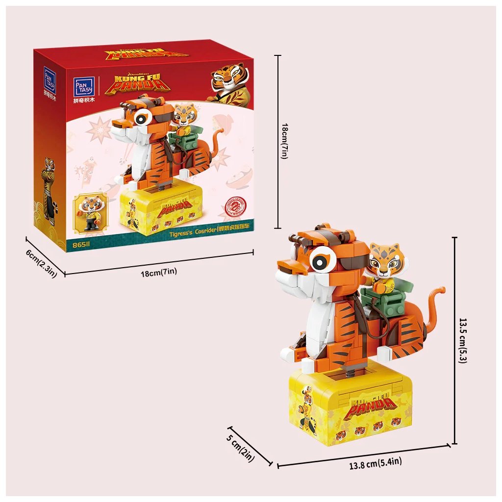 Конструктор Pantasy Kung Fu Panda Косридер Тигриці (86511) - фото 3 Конструктор Pantasy Kung Fu Panda Косридер Тигриці (86511) - фото 3